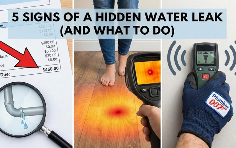 5 Signs You Have a Hidden Water Leak (And What to Do)