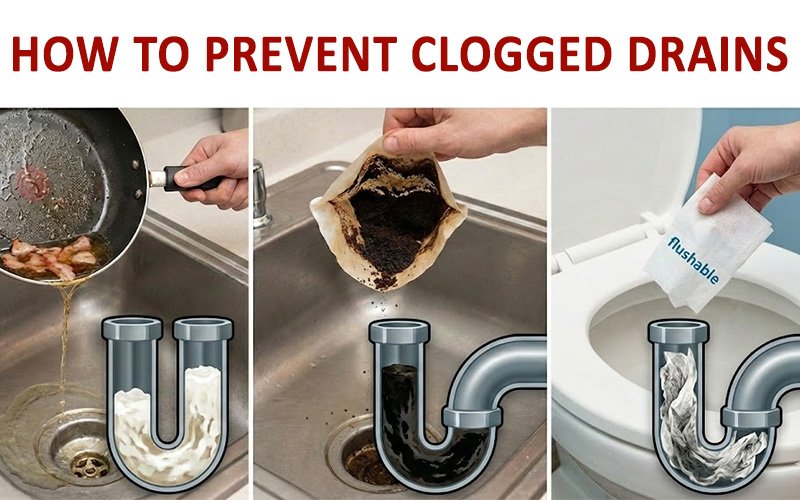 How to prevent clogged drains